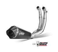 Mivv Full Exhaust inox DELTA RACE Black Inox black for APRILIA RS 660 2020 2024