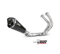 K.044.LDRB - Full Exhaust Mivv SPORT DELTA RACE Steel Black KAWASAKI Z650 (17-)