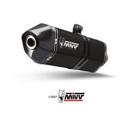 P.008.LDRB - Full Exhaust Mivv DELTA RACE Black PIAGGIO VESPA GTS 300 (08>)