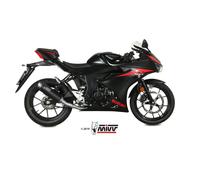 MIVV Exhaust GP Pro SlipOn - Carbon/Titanium/Black - Suzuki GSX-R 125 (2017-20), GSX-S 125 (2017-21)