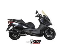 MIVV Full Exhaust MOVER for KYMCO DOWNTOWN 300 (09-17) Black SS