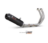 MIVV Complete Exhaust Oval Carbon – Carbon End Cap – Yamaha Tracer 700 GT 2016–2020