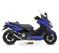 Mivv Complete Exhaust GP Black Stainless Steel for Yamaha T-Max 500 2001 > 2007
