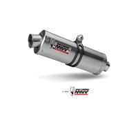 MIVV Complete Exhaust Oval Stainless Steel - Yamaha T-Max 500 (2001-2007)