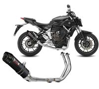 MIVV GP-C Exhaust System with EG-BE K/A CB - MT-07 21-24