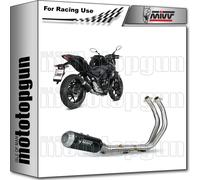 Mivv Complete Exhaust Full system Inox black for YAMAHA MT-03 2016 > 2023