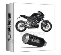 mivv full system exhaust racing nocat mk3 carbon compatible with yamaha mt125 mt-125 2023 2024 mototopgun