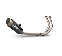 MIVV GP PRO BLACK STAINLESS STEEL FULL EXHAUST SYSTEM FOR YAMAHA YZF R125 2019-2