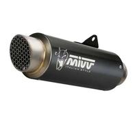 Mivv Gp Pro Moto Guzzi Stelvio 2024-2025 Homologated Slip On Muffler Silver Homologated