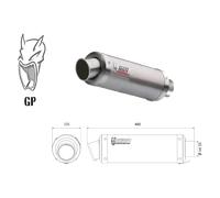 Mivv GP Right side Universal Silencer