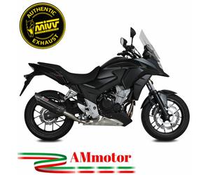 Mivv Honda CB 500 X 2016 Exhaust Motorcycle Silencer Suono Steel Black Approved
