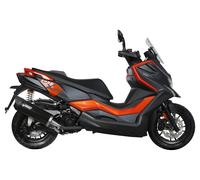 Mivv Mover Kymco Dtx 360 300/350 2023-24 Mv.ky.0005.lv Homologated Slip On Muffler Silver Homologated