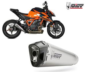 Mivv Muffler slip-on exhaust DELTA RACE Inox kat KTM 1290 SUPERDUKE 2020 > 2023