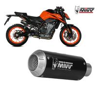 MIVV MK3 Slip-On Muffler KT.020.SM3B - Silver - Not Homologated - KTM 790 (2018-20) / 890 (2020-23)
