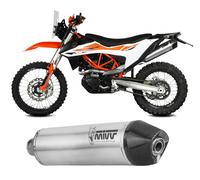Mivv Muffler slip-on exhaust STR1 Inox for KTM 690 ENDURO R 2019 > 2020