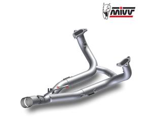 Mivv No Kat Link Pipe Downpipe Steel for BMW R 1250 GS 2018 > 2023