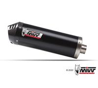 MIVV OVAL BLACK STAINLESS STEEL SILENCER FOR KAWASAKI ZZR 1400 2008-2011