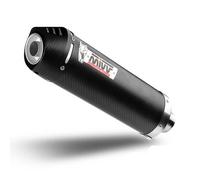 Mivv Oval Bmw F 700 Gs 2012-17 B.014.lec Homologated Slip On Muffler Silver Homologated