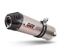 Mivv Oval Bmw R 1200 Gs/adventure 2008-09 B.004.lnc Homologated Slip On Muffler Silver Homologated