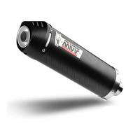 MIVV Exhaust - BMW R 1200 GS 2010-2012 - Oval Carbon Silencer, Carbon Cap