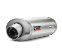 Mivv Oval Honda Cbr 1000 Rr 2004-05 Uh.025.lx2 Homologated Slip On Muffler Silver Homologated