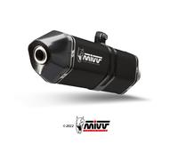 MIVV SILENCER SPORT SPEED EDGE STEEL BLACK FOR BMW F 800 GS 2024-2026