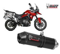 MIVV Oval Exhausts Stainl. steel, black, carbon or titanium