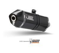 K.032.LRB - Exhaust Muffler Mivv SPEED EDGE STEEL BLACK KAWASAKI Z 800 13-