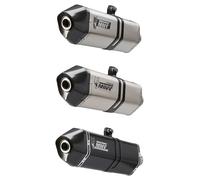 MIVV Speed Edge Exhausts S/O BL - V-STROM650 17-23