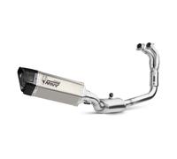 Mivv Sr-1 Yamaha Yzf R7 2022-24 Y.071.lr1t Homologated Full Line System Silver Homologated