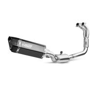 Mivv Sr-1 Yamaha Yzf R7 2022-24 Y.071.lr1tb Homologated Full Line System Silver Homologated