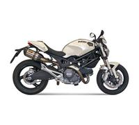 Mivv Suono Ducati Monster 696 2008-14 D.023.l7 Homologated Slip On Muffler Silver Homologated unisex