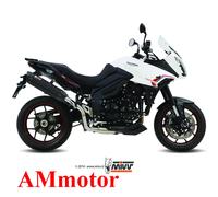 SILENCER MIVV SUONO STEEL BLACK FOR TRIUMPH TIGER 1050 SPORT 2013-2015
