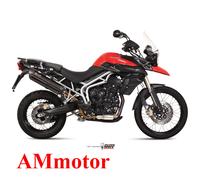 MIVV Exhaust Muffler Suono Black Inox kat for Triumph Tiger 800 XC/XR 2011-2016