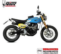 MIVV X-M1 Complete Exhaust Silencer BLACK Fantic Caballero 500 2021-2024