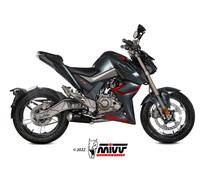 MIVV X-M1 STEEL BLACK STANDARD SLIP-ON FULL SYSTEM FOR ZONTES ZT 125 U / G1 20