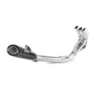 Mivv X-m5 Yamaha Mt-09/sp/fz-09 2021-23 Y.068.sc5b Not Homologated Full Line System Silver Not Homologated