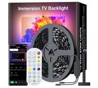 MIWATT Smart LED TV Backlight Strip 10FT - Color Sync with TV Screen/Music via AR Sensor, App-Controlled RGB Immersive Lighting for 45-55 inch TVs & PC Gaming (3 Meter)
