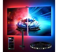 MIWATT TV LED Backlight with AR Sensor,3.8M RGB Strip Lights for 32-55 inch PC, TV & Monitor, Smart TV Lights Behind That Sync with Screen, Compatible with App Music Sync, for Gaming Room