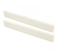 Miwayer 2 Pack Guitar Untreated Bone Saddle, Guitar Bridge Blank Saddles, Cut from Whole Bones (Untreated Saddle 2 Pack)