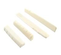 Miwayer 2 pair 6 String YMH Acoustic Guitar Bone Bridge Saddle and Nut Made of Real Bone (Acoustic YHM Bridge 2 pair)