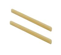 Miwayer 6 String Classical Guitar Unbleached Bone Saddle, Guitar Bridge Saddles, Cut from Whole Bones, 80x3x9mm (6 String Classical Saddle 80mm 2 Pack)