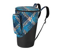 Miwayer Djembe Bag African Drum Case Deluxe Padded Sturdy Shoulders Straps Thicken Waterproof Shockproof Dustproof Only Suitable 8/10/12/13/14'' African Drum (13in, Blue)