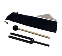 Miwayer Professional 444Hz Tuning Forks Black for Healing, Medical, and Music - Multi-Frequency Tuning Fork Kit for Sound Therapy, Meditation, Chakra Balancing