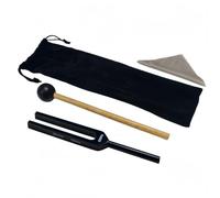 Miwayer Professional 528Hz Tuning Forks Black for Healing, Medical, and Music - Multi-Frequency Tuning Fork Kit for Sound Therapy, Meditation, Chakra Balancing