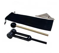 Miwayer Professional C 256Hz Tuning Forks Black for Healing, Medical, and Music - Multi-Frequency Tuning Fork Kit for Sound Therapy, Meditation, Chakra Balancing