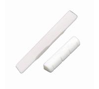 Miwayer Ukulele Real Bone 53mm Bridge Saddle & 35mm Nut for 4 String Ukulele-Compensate (Compensate 1 Set)