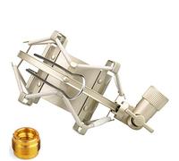 Miwayer Universal Microphone Shock Mount,Most Advanced Cobweb Anti-Vibration Structure Compatible with 1.6-1.8"(42-47mm) Large Diameter Condenser Mics, Like CAD U37 USB GLX220 NW-700 MXL770 V250