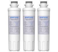 MIWF6200 Compatible with Midea MRQ22D7AST MRS26D5AST MRS26D7AST Refrigerator Water Filter MF-2008-R2, Insignia NS-WF26SS0-1, Sharp SJWF200, Zline MIWFT2100 RFM-W-FILTER, Thor Kitchen WF200 (3 Pack)