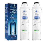 MIWF6200 Water Filter Replacement Compatible with Midea MF-2008-R2, Sharp SJWF200, Thor Kitchen WF200, Zline MIWFT2100, Insignia NS-WF26SS0-1 Twist-in Refrigerator Water Filter (2 Pack)